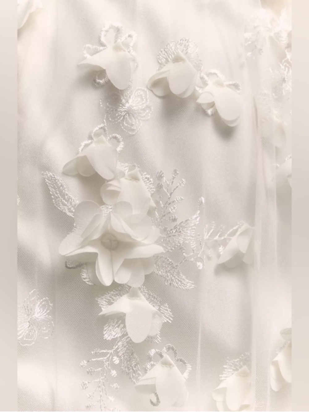 Helsi
Audrey Square-Neck Floral Appliqué Sheer Midi Dress Anthropologie BHLDN - Picture 5 of 13